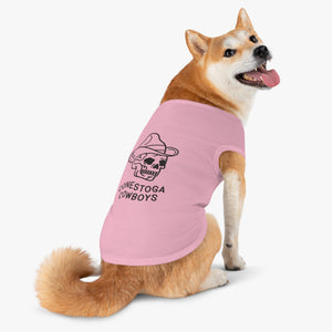 Conestoga Cowboys Pet Tank Top (black logo)