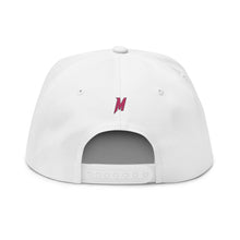 Menace Embroidered Flat Bill Cap