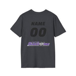 Unisex Softstyle T-Shirt - Front Logo & Customizable Back Name/Number
