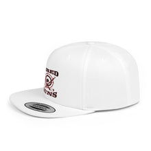 Flat Bill Snapback - Hired Guns (black/red logo)