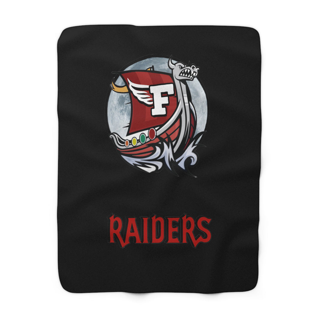 Fitchburg Raiders Sherpa Fleece Blanket