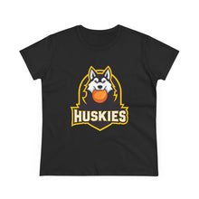 Women's T-Shirt Husky Broomball Design