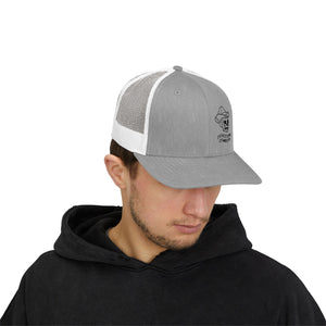 Cotton Snapback Trucker Cap - Conestoga Cowboys (black logo)