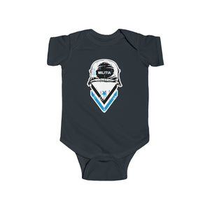 Infant Fine Jersey Bodysuit - Militia