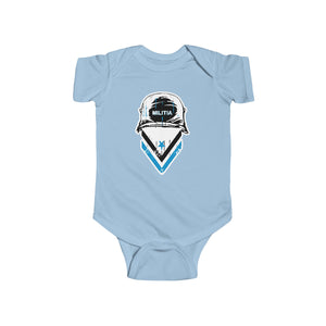 Infant Fine Jersey Bodysuit - Militia