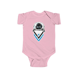 Infant Fine Jersey Bodysuit - Militia