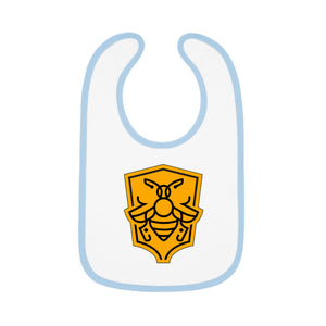 Bee Squad - Baby Contrast Trim Jersey Bib