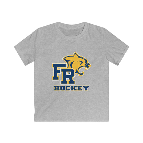 Kids Softstyle Tee - Franklin Regional Hockey (front logo)
