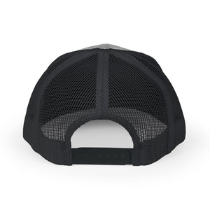 Embroidered Snapback Trucker Cap - Shockwave