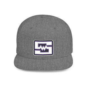 Flat Bill Snapback Hat - Shockwave