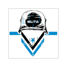 Square Vinyl Stickers - Militia