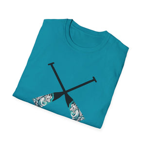 Making Waves - Unisex Softstyle T-Shirt - Paddles