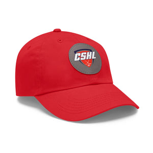 CSHL - Dad Hat with Leather Patch (Round)