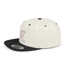 Flat Bill Snapback - Hired Guns (gray/red logo)