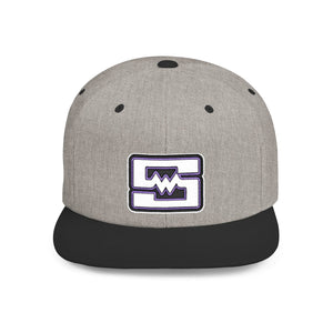 Flat Bill Snapback Hat - Shockwave