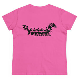 Making Waves - Women's Midweight Cotton Tee - Paddle Like a Mother