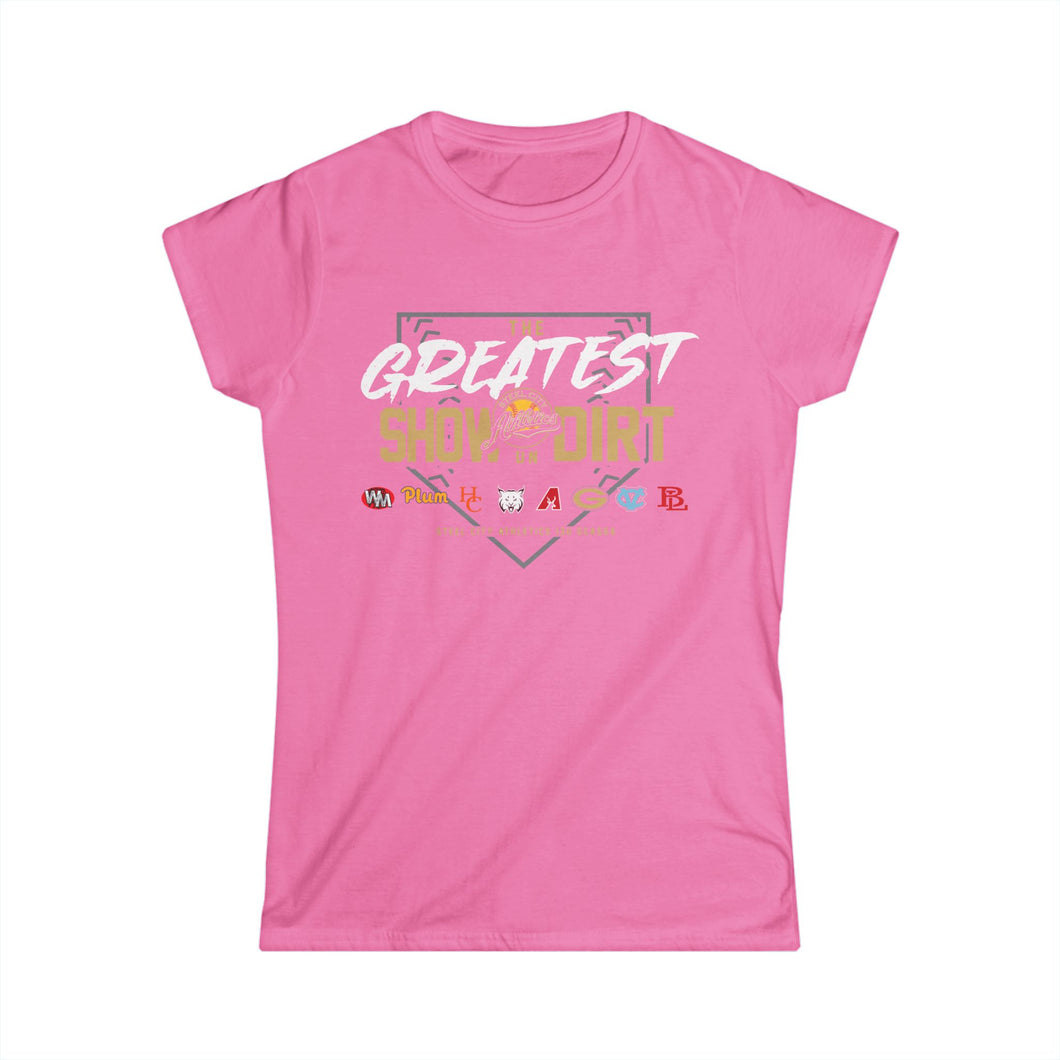 SC Athletics Women's Softstyle Tee - Greatest Show (colors)