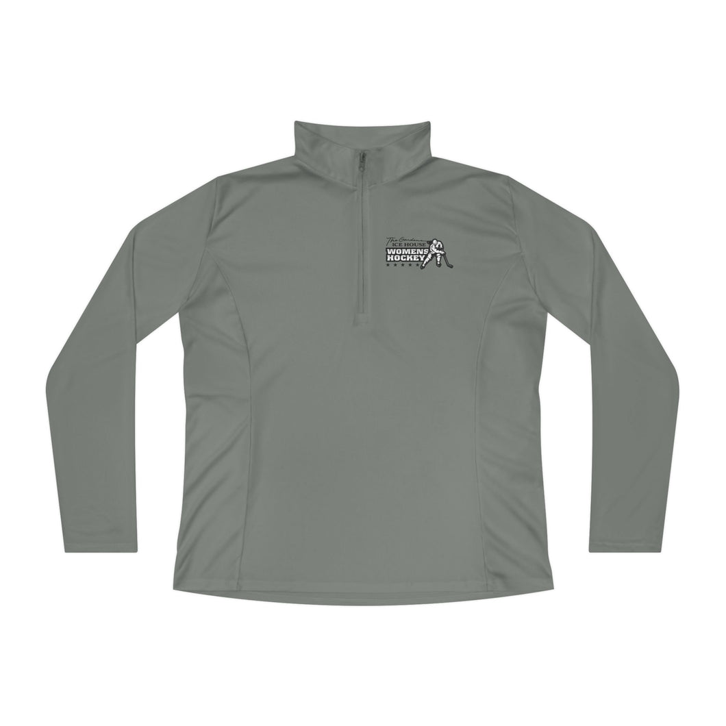 ICE HOUSE Ladies Quarter-Zip Pullover