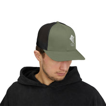 Cotton Snapback Trucker Cap - Conestoga Cowboys (white logo)