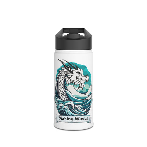 Making Waves - Stainless Steel Water Bottle, Standard Lid (3 sizes)