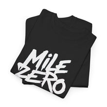 Mile Zero Logo Tee - Unisex Heavy Cotton Tee