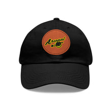 Dad Hat with Leather Patch (Round) - Arsenal