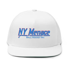 Menace Embroidered Flat Bill Cap
