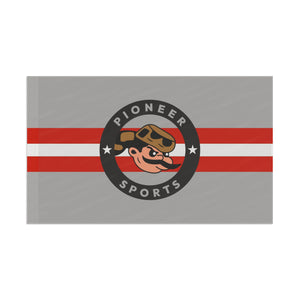 Flag - 3 Sizes - Pioneer Sports circle logo