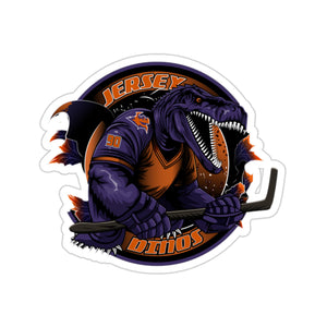 Jersey Dinos Kiss-Cut Stickers