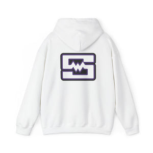 Unisex Hooded Sweatshirt - Mix Sports Shockwave (front and back logos)