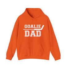 Unisex Heavy Blend™ Hooded Sweatshirt - Goalie Dad (in white)