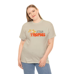 Tropics Unisex Heavy Cotton Tee - Orange Logo