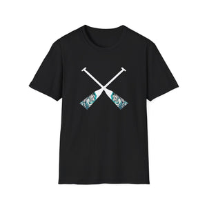 Making Waves - Unisex Softstyle T-Shirt - Paddles