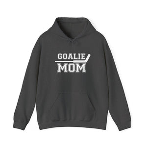 Unisex Heavy Blend™ Hooded Sweatshirt - Goalie Mom (in white)