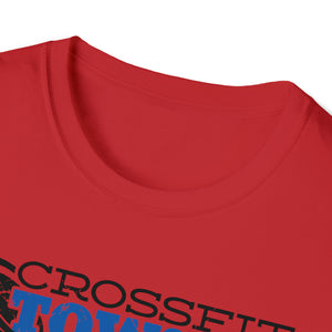 CFTowson Unisex Softstyle T-Shirt - Flag back