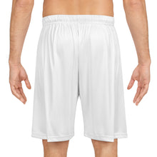 Warm Up Shorts (basketball style, no pockets) - Shockwave (white)