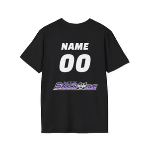 Unisex Softstyle T-Shirt - Front Logo & Customizable Back Name/Number