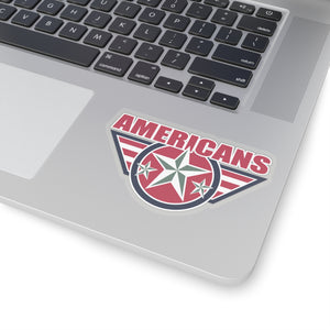 Americans Ice Hockey Kiss-Cut Stickers