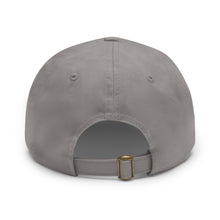 Dad Hat with Leather Patch (Round) - Hellfish