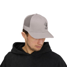 Cotton Snapback Trucker Cap - Conestoga Cowboys (black logo)