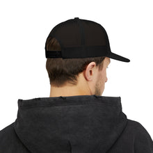 Embroidered Snapback Trucker Cap - Shockwave
