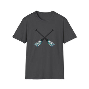 Making Waves - Unisex Softstyle T-Shirt - Paddles