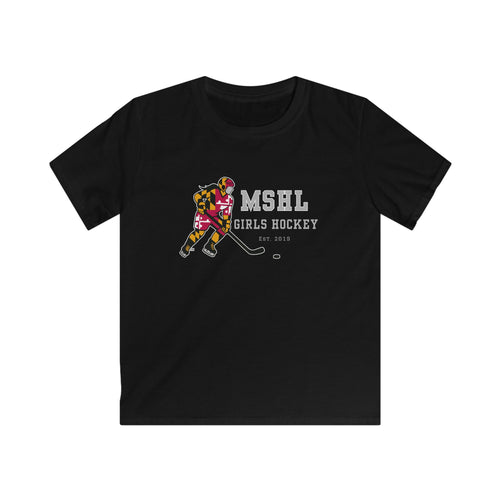 MSHL Girls Hockey Youth Softstyle T-Shirt (colors)