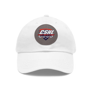 CSHL Roller - Dad Hat with Leather Patch (Round)