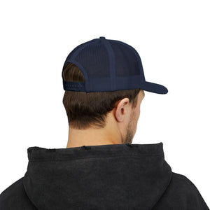 Cotton Snapback Trucker Cap - Conestoga Cowboys (white logo)