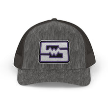 Embroidered Snapback Trucker Cap - Shockwave