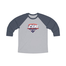 CSHL Roller Unisex Tri-Blend 3/4 Raglan Tee