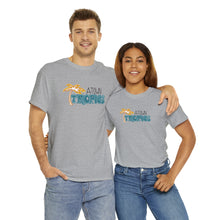 Tropics Unisex Heavy Cotton Tee - Blue Logo