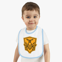 Bee Squad - Baby Contrast Trim Jersey Bib