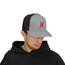 Menace Embroidered Snapback Trucker Cap